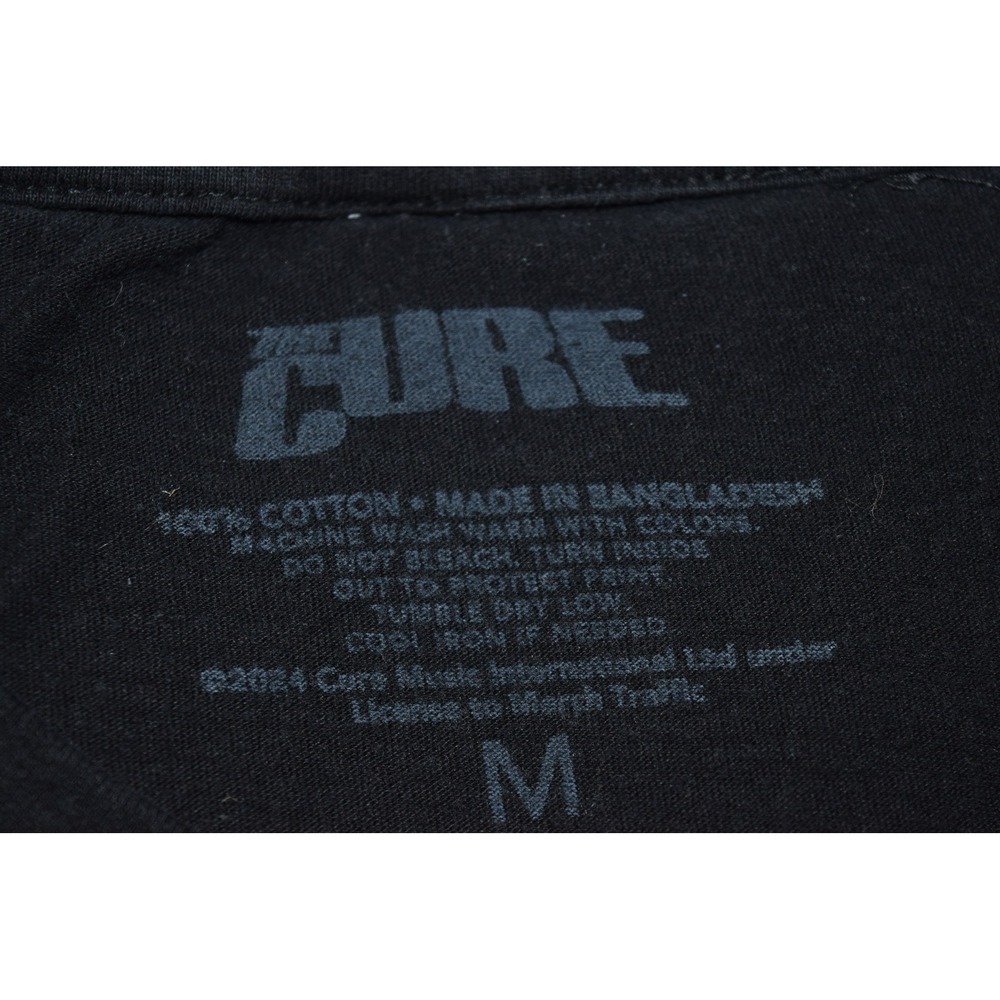 The Cure Graphic T-Shirt Mens Size M Black Excellent Robert Smith Band Tee - Picture 4 of 4
